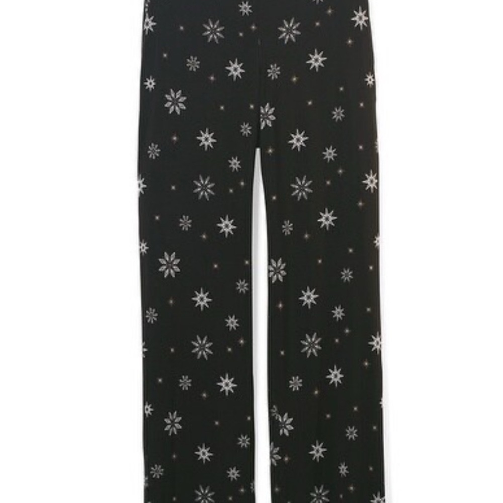 Soma Black and White Star Pajama Pants